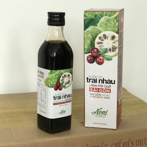 Nước Ép Trái Nhàu và Nam Việt Quất Saigon ( hộp/ 350ml )